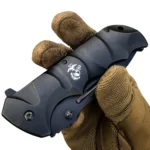 8.75" USMC Marines Tactical Assisted Folding Knife – Black