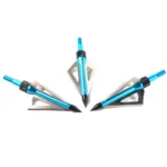3PC Aluminum 100 Grain Broadheads Crossbow and Archery