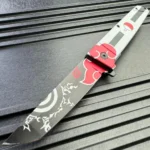 9" Tactical Anime Tanto Spring Assisted Folding Knife