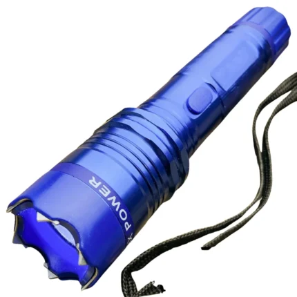Blue Tactical 599MV Stun Gun with LED Flashlight Rechargeable