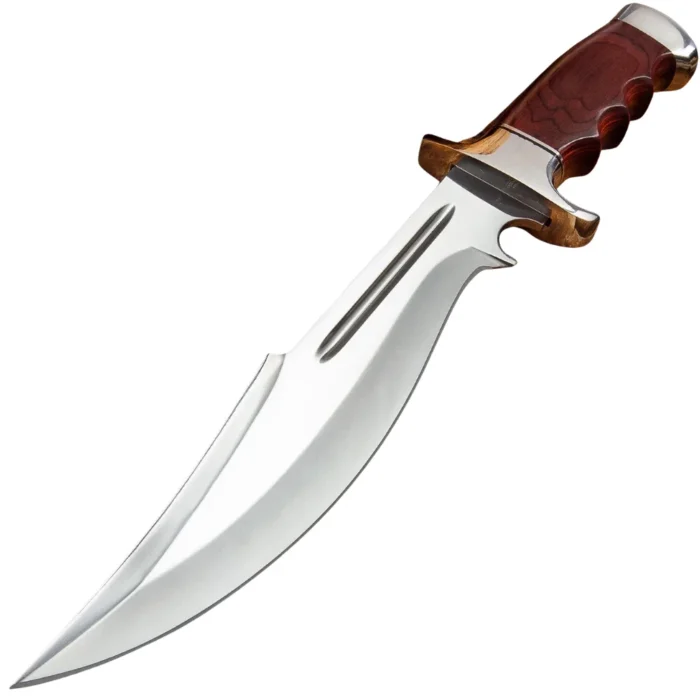 Bowie Hunting Skinning 15 Knife with Sheath