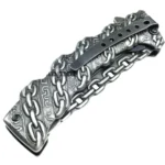 Fantasy Tactical Folding Knife Chain Design Spring Assisted