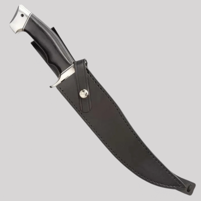 Gil Hibben Arizona 16-Inch Hunting Bowie Knife with Leather Sheath