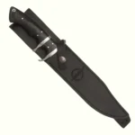 Gil Hibben Tactical Knife 7Cr17 Steel with Leather Sheath