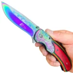 Heavy Duty Floral 8.25" Tactical Folding Pocket Knife