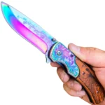 Heavy Duty Floral 8.25" Tactical Folding Pocket Knife
