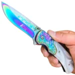 Heavy Duty Floral 8.25" Tactical Folding Pocket Knife