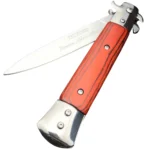 9" Italian Milano Stiletto Spring Assisted Pocket Knife