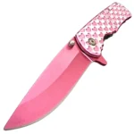8" Ladies Hearts Tactical Spring Assisted Pocket Knife