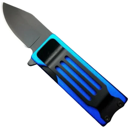 Lighter Holder Spring Assisted Folding Pocket Knife