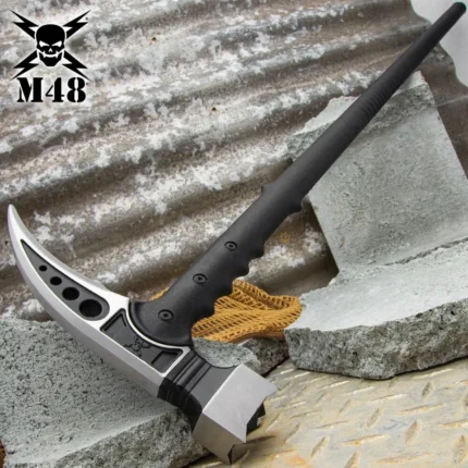 M48 Silver Kommando Survival 37.3" Stainless Steel Hammer