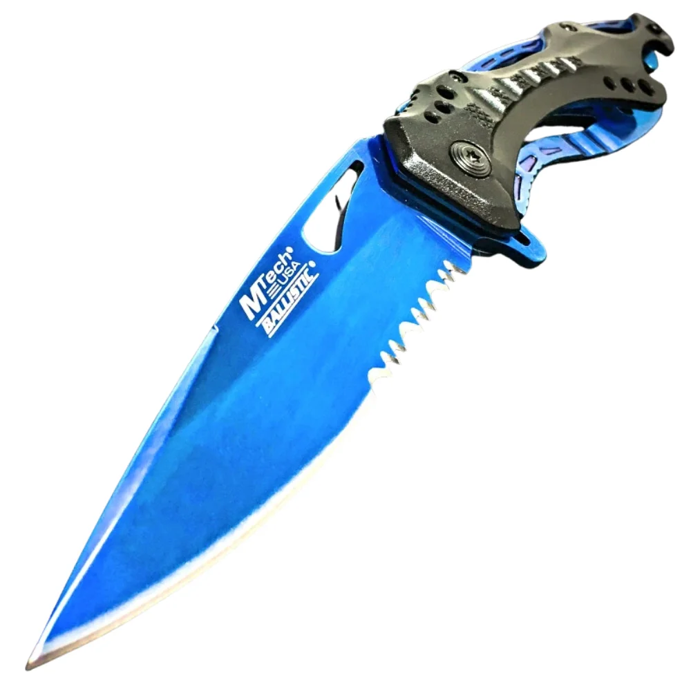 MTECH USA 8.25 Blue Spring Assisted Tactical Knife MTECH USA 8.25" Blue Spring Assisted Tactical Knife