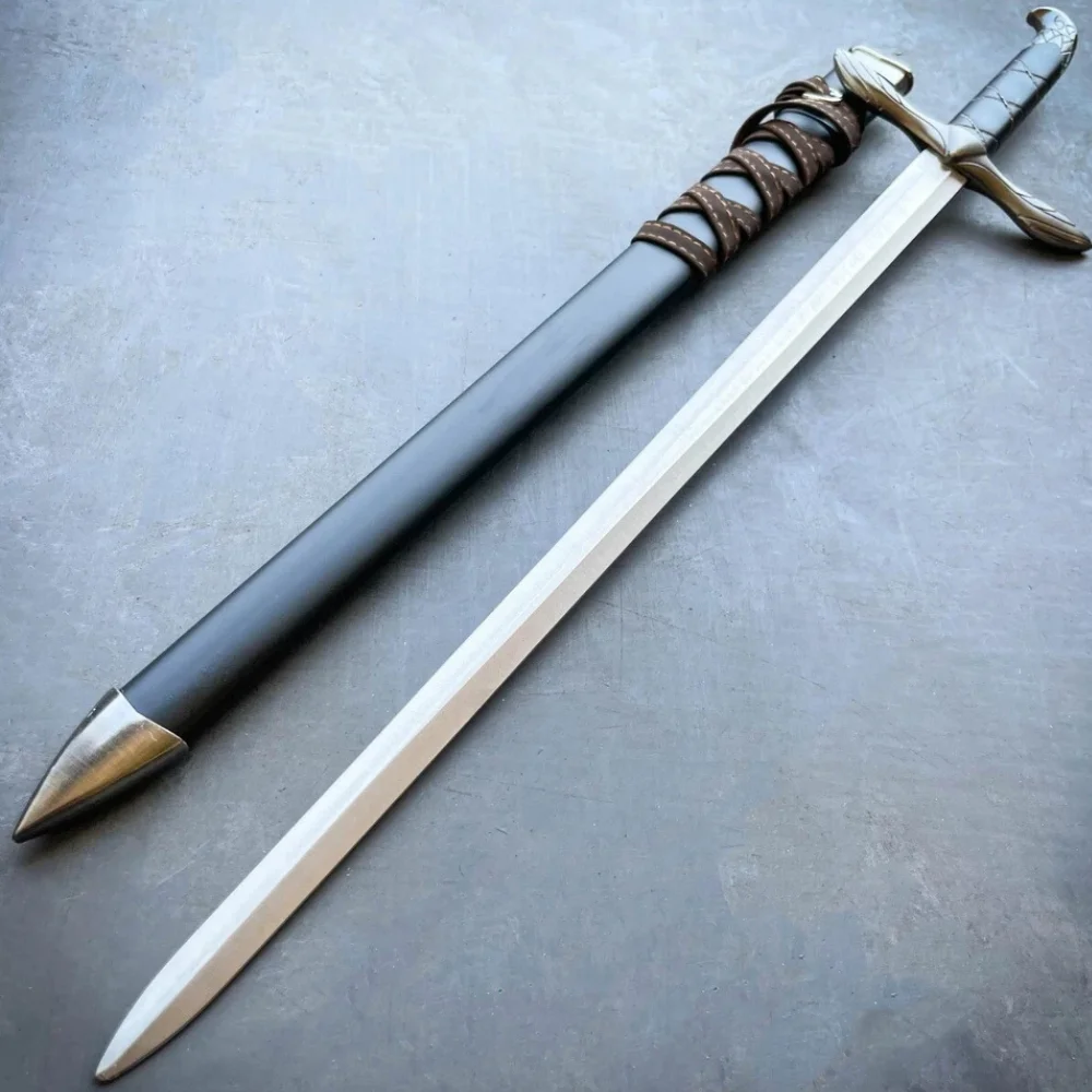 Medieval Crusader Fantasy 23 Sword with Scabbard Medieval Crusader Fantasy 23" Sword with Scabbard