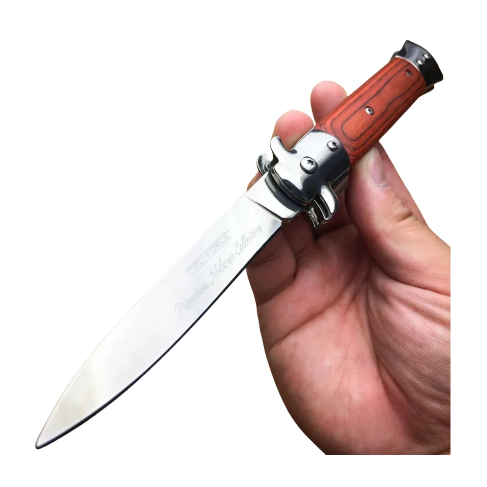 Milano Stiletto Tactical Spring Assisted Pocket Knife. (2) 8.5" Milano Stiletto Tactical Spring Assisted Pocket Knife - Image 1