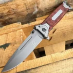 Outdoor Combat Tactical Knife 8.5" Military Spring Assisted