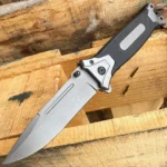 Outdoor Combat Tactical Knife 8.5" Military Spring Assisted