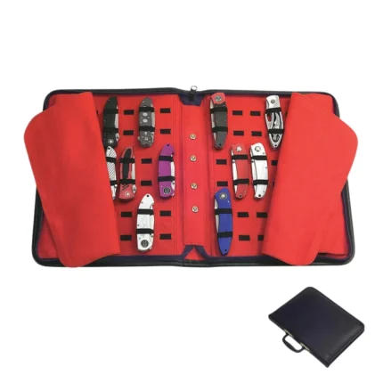 Professional 40 Slot Knife Roll Folding Storage Display Case