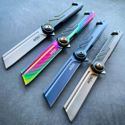 S-TEC Tactical Tanto Spring Assisted Folding Knife