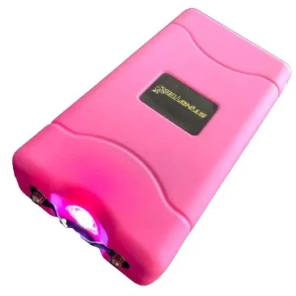 STINGTEC Pink Rechargeable Stun Gun Pepper Spray Gift Set