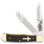 Salvation Trapper Pocket Knife with John 3:16 Etching
