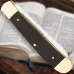 Salvation Trapper Pocket Knife with John 3:16 Etching