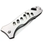 Silver 6.5" Spring Assisted Knife Folding Camping Rescue Gear