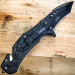 Skull Spider Folding Knife 8.5" Military Spring Assisted Blade