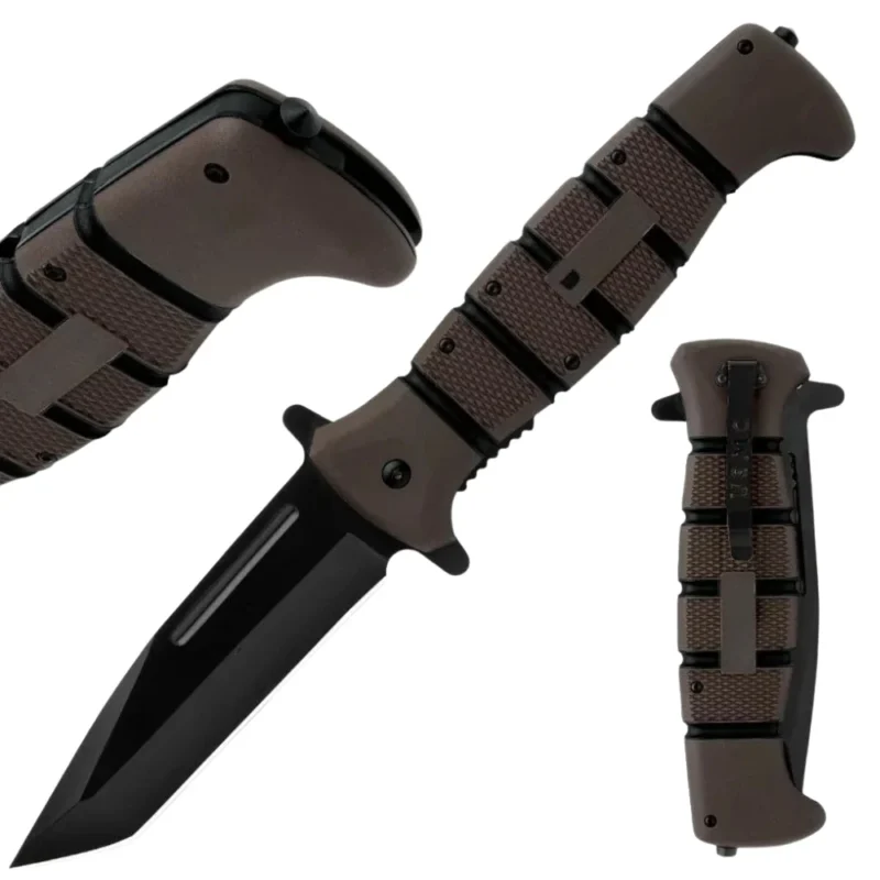 Tactical Tanto Pocket 5.5" Knife Stainless Blade