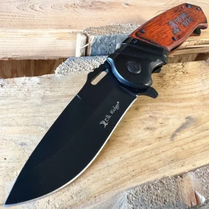 Trump 2024 Elk Ridge Wood Spring Assisted Folding Knife