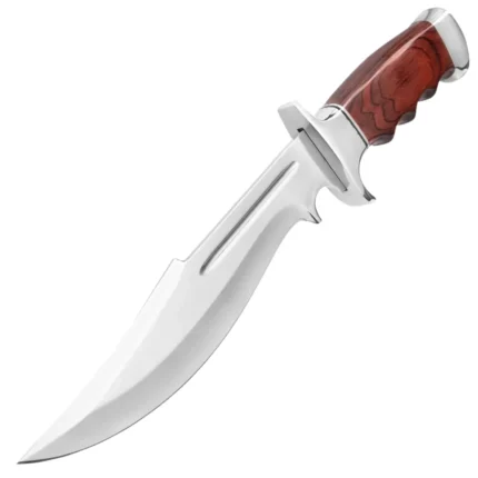 Bowie Hunting Skinning 15" Knife with Sheath