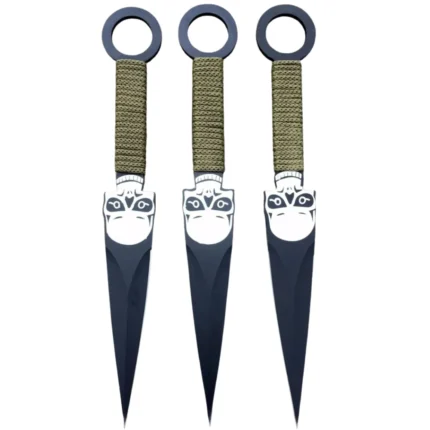 Zombie Killer 3-Pc 8" Tactical Kunai Throwing Knife Set