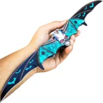 Zombie Skull Tactical Dual Blade Folding Pocket Knife