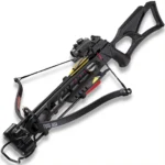 Black Recurve Crossbow 175 lb Draw Red-Dot Scope