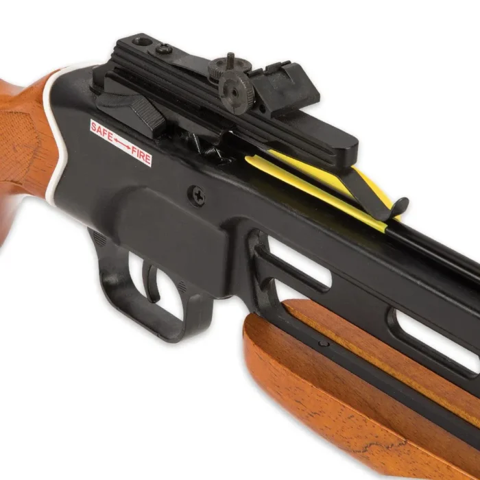150 lb Trail Blazer Crossbow Wooden Stock & Bolts - Image 2