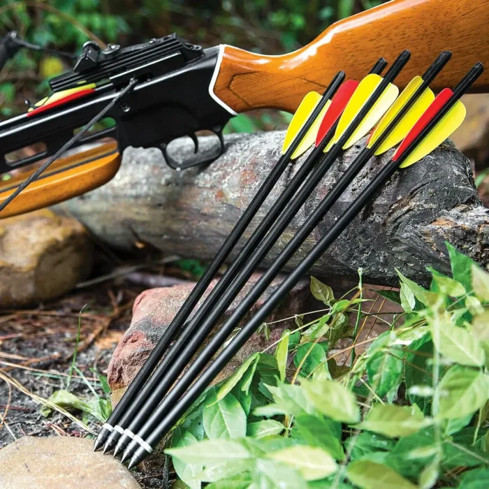 High Quality 15" Crossbow Arrows Bolts 5 Pack Hunting