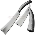 2PC Sweeney Todd Barber Razor Set showing open and folded pocket shaving razors