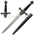 Royal English medieval style dagger with sheath