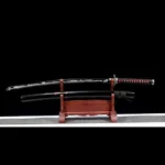 Handmade Black Blade Japanese Samurai Katana Sword