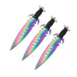 440 Stainless Steel Paracord Wrapped Handle Nylon Sheath w/ Belt Loop Overall Length 7.5" Blade Length 3.5" inches