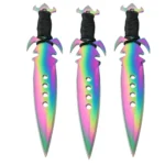 440 Stainless Steel Paracord Wrapped Handle Nylon Sheath w/ Belt Loop Overall Length 7.5" Blade Length 3.5" inches