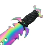 3-PC Ninja Rainbow Tactical Combat Kunai Throwing Knife Set - Image 2