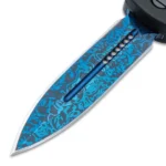 Automatic OTF Dagger Knife – Damascus Blade Tactical
