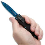 Automatic OTF Dagger Knife Damascus Blade Tactical - Image 3