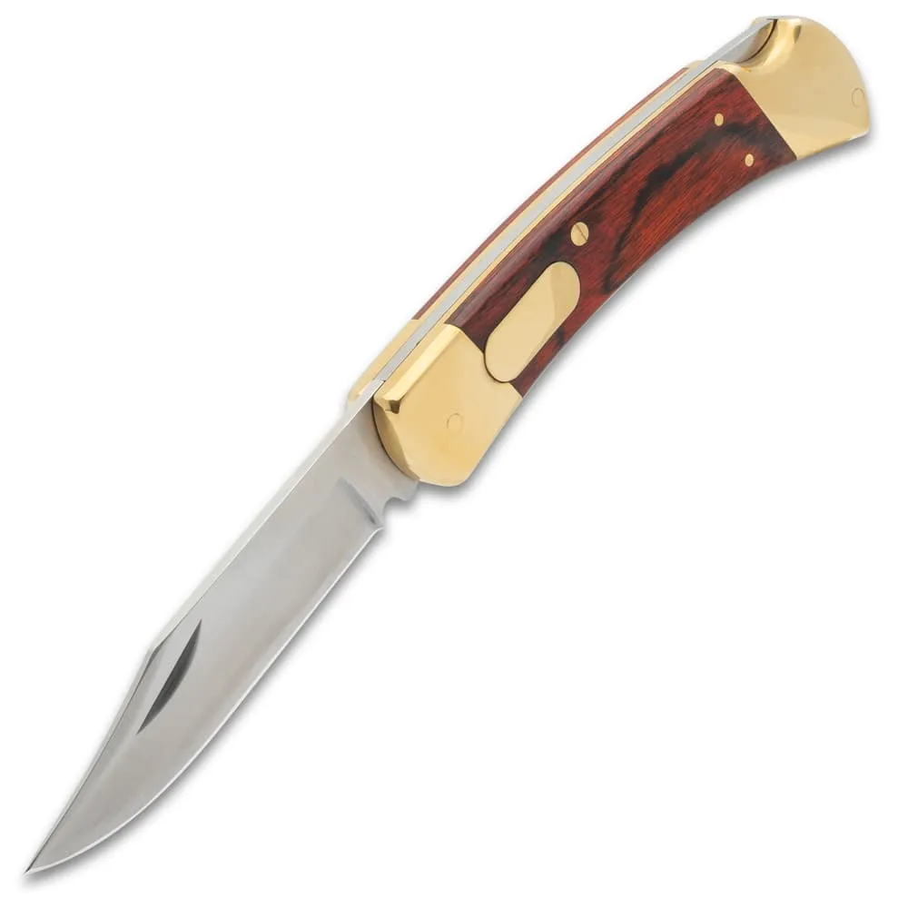 Executive Automatic Brown Pocket Knife Executive Automatic Brown Pocket Knife