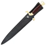 Hibben Sentinel Dagger Tactical Fixed Blade Knife with Sheath - Image 3