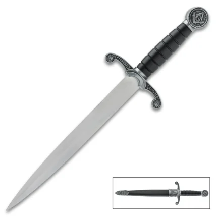 Masonic Relic Dagger Double-Edged Stainless Steel Blade