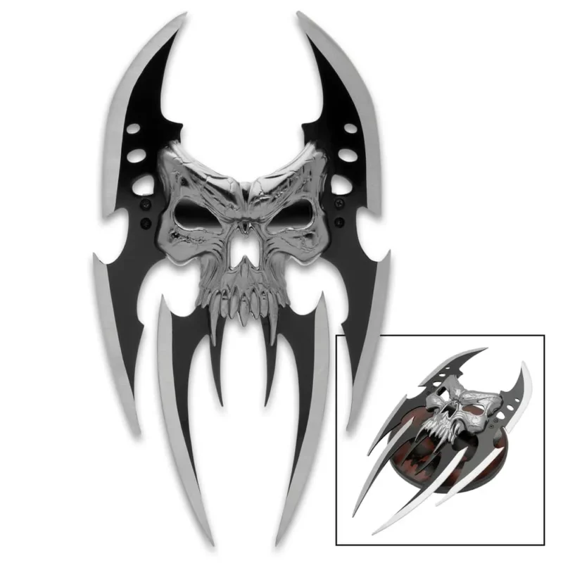 Skull Mayhem Hand Blade Fantasy Claw Display Knife