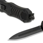 Armed Force Tactical Automatic OTF Knife with Sheath - Image 2