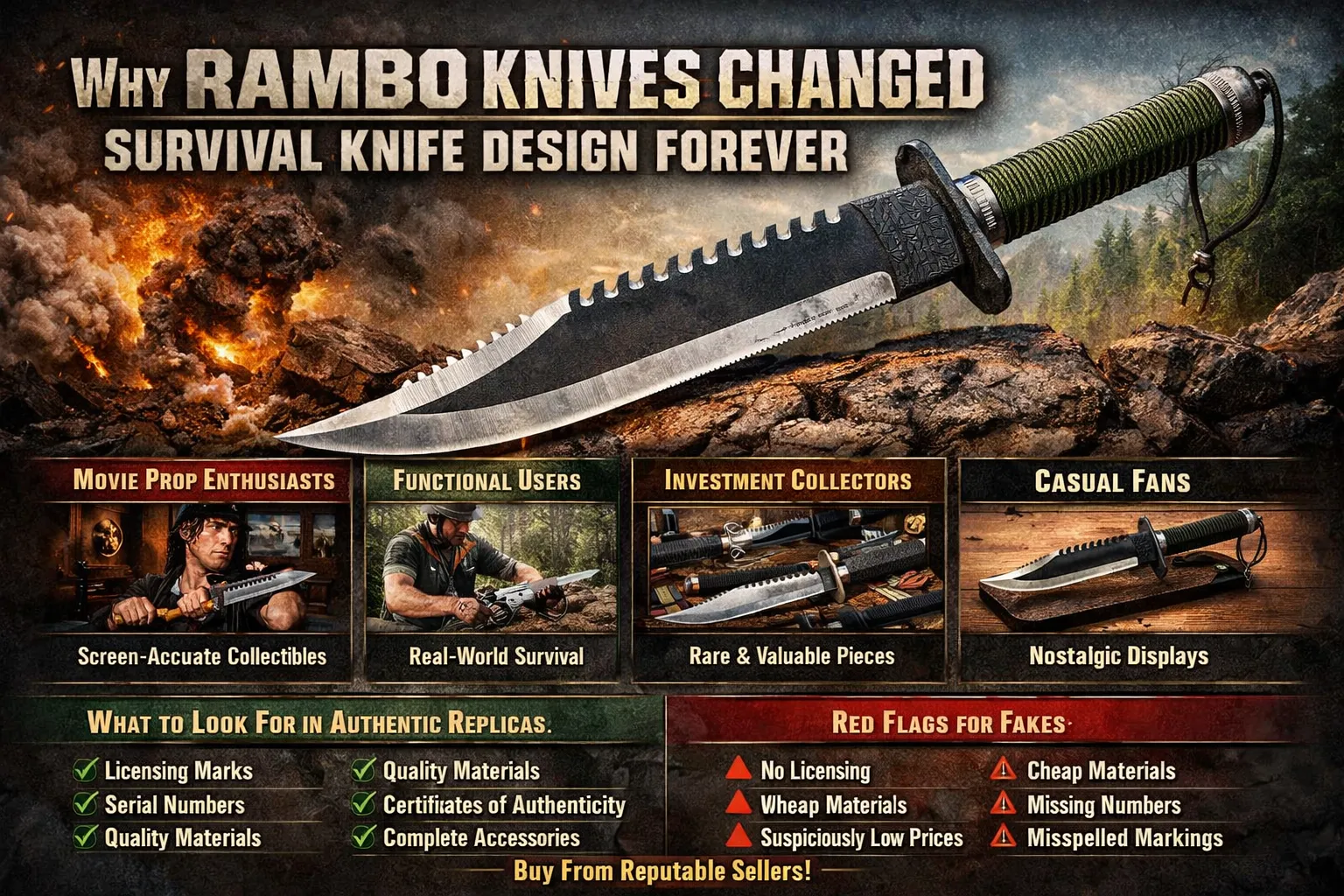 Why Rambo Knives Changed Survival Knife Design Forever