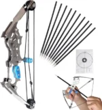 8" Mini Compound Bow Kit Pocket Archery Toy Set